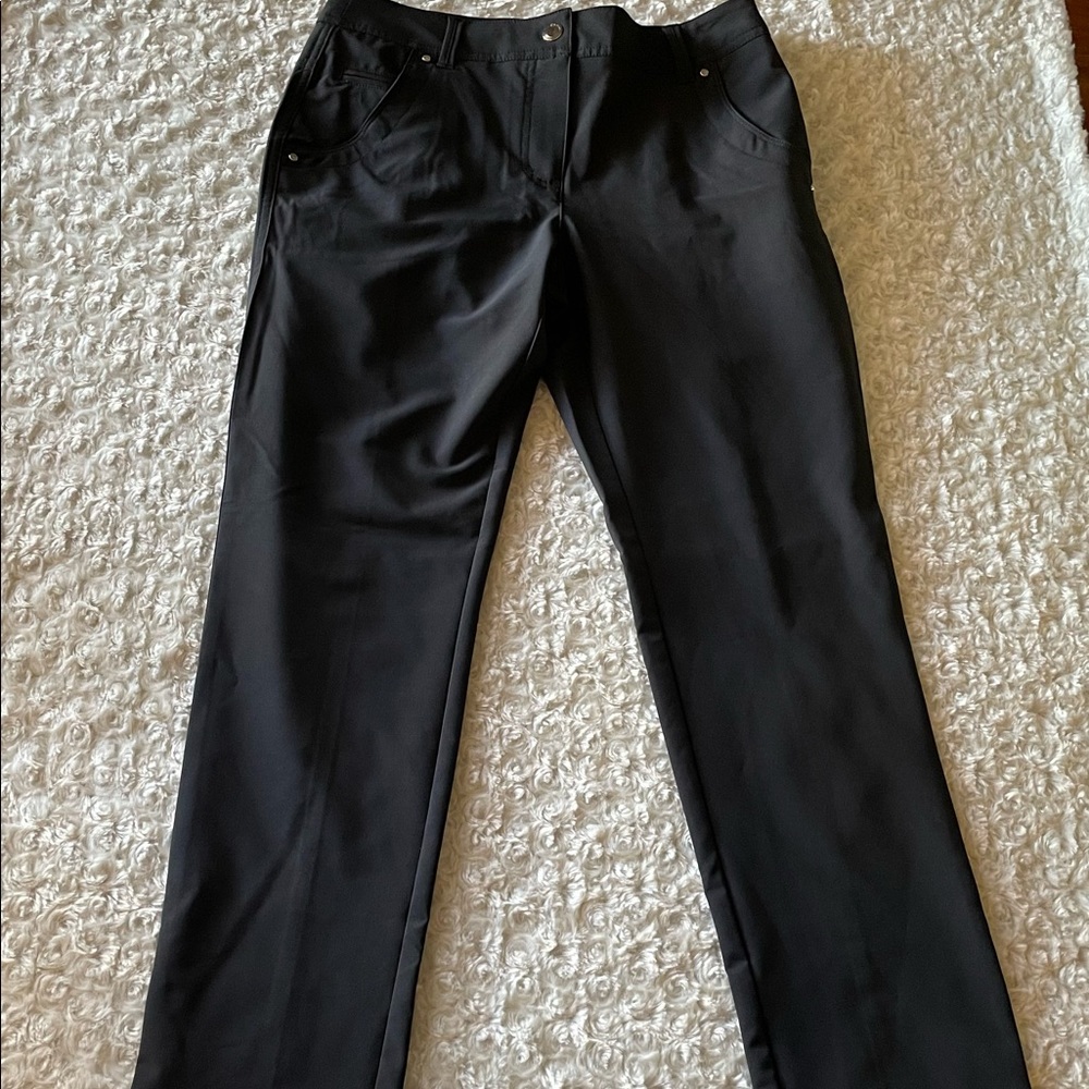 N'VO by Lanctot Women's Black Active Sport Pants Sz 2